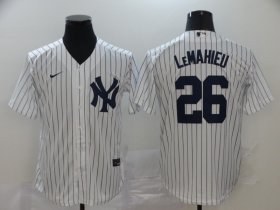 Wholesale Cheap Toddler New York Yankees #26 DJ LeMahieu White Home Stitched MLB Cool Base Nike Jersey