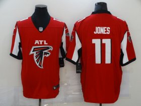 Wholesale Cheap Men\'s Atlanta Falcons #11 Julio Jones Red 2020 Big Logo Vapor Untouchable Stitched NFL Nike Fashion Limited Jersey