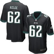 Wholesale Cheap Nike Eagles #62 Jason Kelce Black Alternate Youth Stitched NFL New Elite Jersey