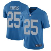 Wholesale Cheap Nike Lions #25 Will Harris Blue Throwback Men's Stitched NFL Vapor Untouchable Limited Jersey
