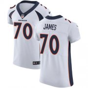 Wholesale Cheap Nike Broncos #70 Ja'Wuan James White Men's Stitched NFL Vapor Untouchable Elite Jersey
