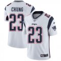 Wholesale Cheap Nike Patriots #23 Patrick Chung White Men's Stitched NFL Vapor Untouchable Limited Jersey