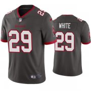 Wholesale Cheap Men's Tampa Bay Buccaneers #29 Rachaad White Gray Vapor Untouchable Limited Stitched Jersey