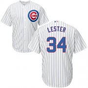 Wholesale Cheap Cubs #34 Jon Lester White Home Stitched Youth MLB Jersey