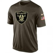 Wholesale Cheap Men's Oakland Raiders Salute To Service Nike Dri-FIT T-Shirt