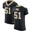 Wholesale Cheap Nike Saints #51 Cesar Ruiz Black Team Color Men's Stitched NFL Vapor Untouchable Elite Jersey