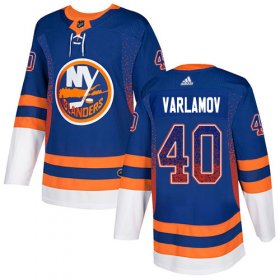 Wholesale Cheap Adidas Islanders #40 Semyon Varlamov Royal Blue Home Authentic Drift Fashion Stitched NHL Jersey