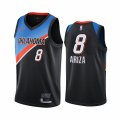 Wholesale Cheap Nike Thunder #8 Trevor Ariza Black NBA Swingman 2020-21 City Edition Jersey