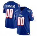 Wholesale Cheap Men's New England Patriots Active Player Custom Blue 2023 F.U.S.E. Throwback Limited Football Stitched Jersey