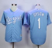 Wholesale Cheap Royals #1 Jarrod Dyson Light Blue Alternate 1 New Cool Base Stitched MLB Jersey