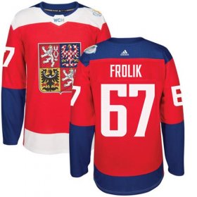 Wholesale Cheap Team Czech Republic #67 Michael Frolik Red 2016 World Cup Stitched NHL Jersey