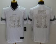 Wholesale Cheap Nike Cowboys #31 Byron Jones White Men's Stitched NFL Limited Platinum Jersey