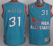 Wholesale Cheap NBA 1996 All-Star #31 Reggie Miller Green Swingman Throwback Jersey