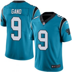 Wholesale Cheap Nike Panthers #9 Graham Gano Blue Alternate Men\'s Stitched NFL Vapor Untouchable Limited Jersey