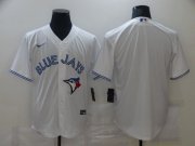 Wholesale Cheap Men Toronto Blue Jays Blank White Game Nike MLB Jerseys