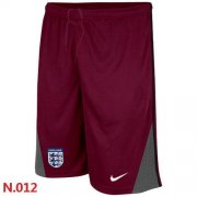 Wholesale Cheap Nike England 2014 World Soccer Performance Shorts Red