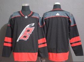 Wholesale Cheap Adidas Hurricanes Blank Black Alternate Authentic Stitched NHL Jersey