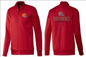 Wholesale Cheap NFL Cleveland Browns Victory Jacket Red