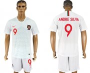 Wholesale Cheap Portugal #9 Andre Silva Away Soccer Country Jersey