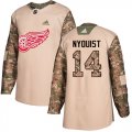 Wholesale Cheap Adidas Red Wings #14 Gustav Nyquist Camo Authentic 2017 Veterans Day Stitched Youth NHL Jersey