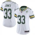 Wholesale Cheap Nike Packers #33 Aaron Jones White Women's 100th Season Stitched NFL Vapor Untouchable Limited Jersey