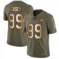 Wholesale Cheap Nike Broncos #99 Jurrell Casey Olive/Gold Men's Stitched NFL Limited 2017 Salute To Service Jersey