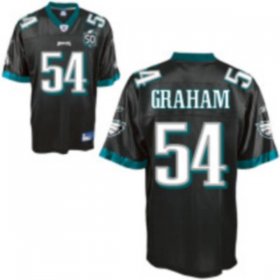 Wholesale Cheap Eagles #54 Brandon Graham Black Stitched With Team 50TH Patch NFL Jersey
