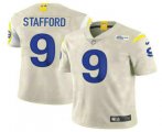 Wholesale Cheap Men's Los Angeles Rams #9 Matthew Stafford Cream 2021 NEW Vapor Untouchable Stitched NFL Nike Limited Jersey
