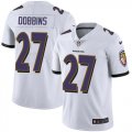 Wholesale Cheap Nike Ravens #27 J.K. Dobbins White Men's Stitched NFL Vapor Untouchable Limited Jersey