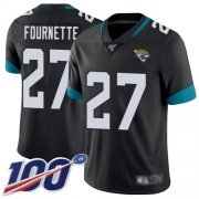 Wholesale Cheap Nike Jaguars #27 Leonard Fournette Black Team Color Men's Stitched NFL 100th Season Vapor Limited Jersey