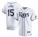 Cheap Men's Tampa Bay Rays #15 Josh Lowe White Home Limited Stitched Baseball Jersey