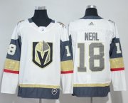 Wholesale Cheap Adidas Golden Knights #18 James Neal White Road Authentic Women's Stitched NHL Jersey
