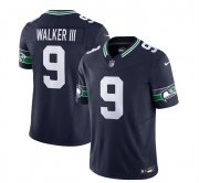 Wholesale Cheap Men's Seattle Seahawks #9 Kenneth Walker III 2023 F.U.S.E. Navy Limited Football Stitched Jersey