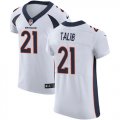 Wholesale Cheap Nike Broncos #21 Aqib Talib White Men's Stitched NFL Vapor Untouchable Elite Jersey