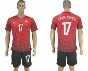 Wholesale Cheap Turkey #17 Calhanoglu Home Soccer Country Jersey