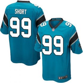 Wholesale Cheap Nike Panthers #99 Kawann Short Blue Alternate Youth Stitched NFL Elite Jersey