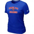 Wholesale Cheap Women's Nike Tampa Bay Buccaneers Heart & Soul NFL T-Shirt Blue