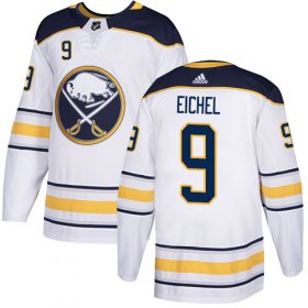 Wholesale Cheap Adidas Sabres #9 Jack Eichel White Road Authentic Youth Stitched NHL Jersey