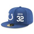 Wholesale Cheap Indianapolis Colts #32 T.J. Green Snapback Cap NFL Player Royal Blue with White Number Stitched Hat