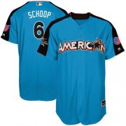Wholesale Cheap Orioles #6 Jonathan Schoop Blue 2017 All-Star American League Stitched MLB Jersey