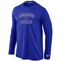 Wholesale Cheap Nike Indianapolis Colts Heart & Soul Long Sleeve T-Shirt Blue