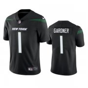 Wholesale Men's New York Jets #1 Ahmad Gardner 2022 Black Vapor Untouchable Limited Stitched Jersey