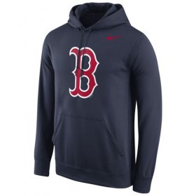 Wholesale Cheap Boston Red Sox Nike Logo Performance Pullover Navy MLB Hoodie