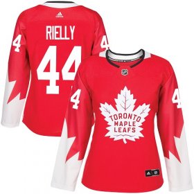 Wholesale Cheap Adidas Maple Leafs #44 Morgan Rielly Red Team Canada Authentic Women\'s Stitched NHL Jersey