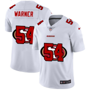 Wholesale Cheap San Francisco 49ers #54 Fred Warner White Men's Nike Team Logo Dual Overlap Limited NFL Jersey