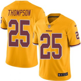 Wholesale Cheap Nike Redskins #25 Chris Thompson Gold Youth Stitched NFL Limited Rush Jersey