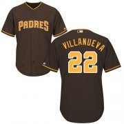 Wholesale Cheap Padres #22 Christian Villanueva Brown New Cool Base Stitched MLB Jersey