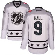 Wholesale Cheap Devils #9 Taylor Hall White 2017 All-Star Metropolitan Division Women's Stitched NHL Jersey