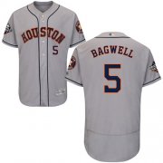 Wholesale Cheap Astros #5 Jeff Bagwell Grey Flexbase Authentic Collection 2019 World Series Bound Stitched MLB Jersey