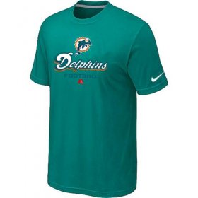 Wholesale Cheap Nike Miami Dolphins Critical Victory NFL T-Shirt Teal Green